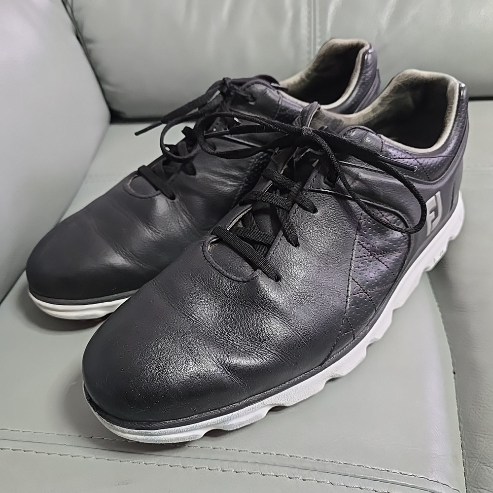 FootJoy mens black Pro SL spikeless golf shoes 11.5 M 53594 - Picture 1 of 7